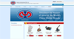 Desktop Screenshot of marine-intl.com.sg